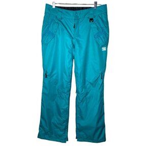DC Blue Snow Bib Ski Snowboard Pants Pockets Size S Small
